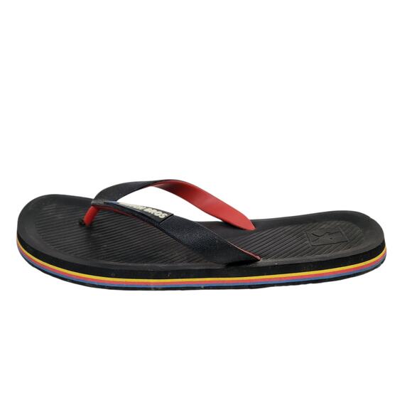 Dutch Bros Women's Black Flip Flops Size 10 - Picture 3 of 10
